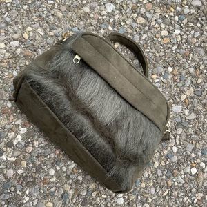 Olive green crossbody  bag